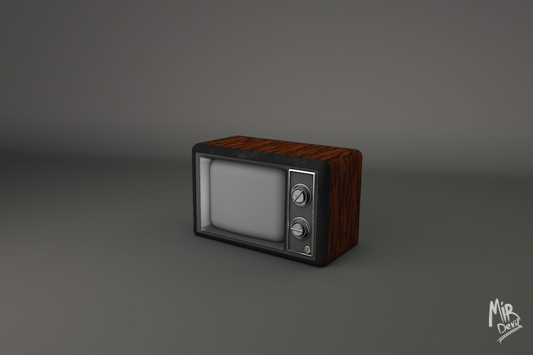 3D модель телевизора
